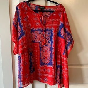 Lane Bryant sheer blouse 22/24